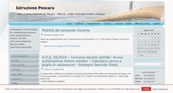 Desktop Screenshot of istruzionepescara.it